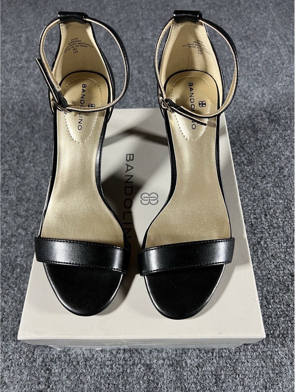 Bandolino Madia Stiletto sandals heel womens 5.5